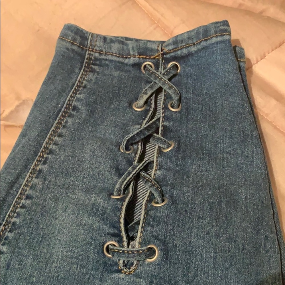 Charlotte Russe Blue Skinny Jeans